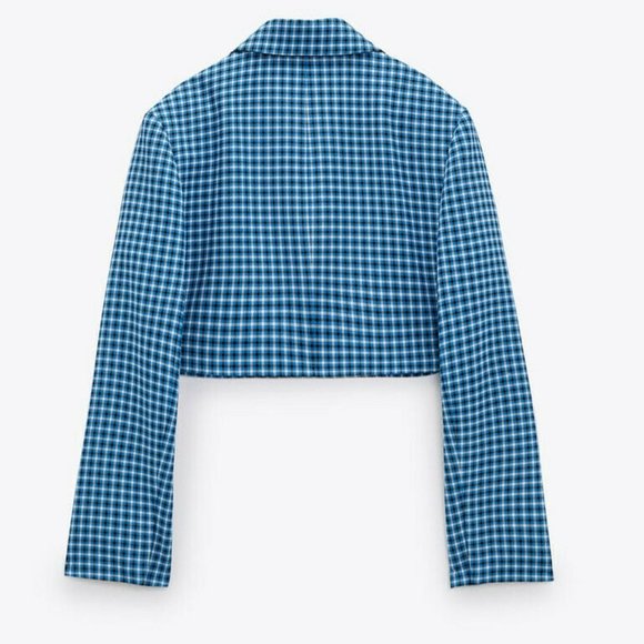 Zara Skirts Zara Coord Two Piece Plaid Set Blazer And Skirt Poshmark